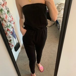 Strapless jumpsuit